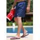 Madmext Men Navy Blue Swim Shorts 5167 - Lacivert