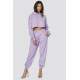 Mad Girls Lilac Hooded Women Tracksuit Set MG467 - Lila