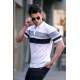 Men White Polo T-Shirt 5730 - Beyaz