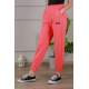 Mad Girls Pink-Green Jogger Sweatpants MG303 - Pembe