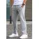 Dye Gray Basic Trousers 5479 - Boyalı gri