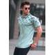 Men Mint Green Polo T-Shirt 5867 - Mint yeşili