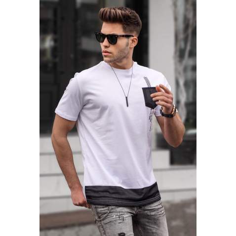 Madmext Men Black T-shirt 5387 - Siyah