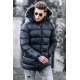 Madmext Men Black Puffer Coat 4798 - Siyah