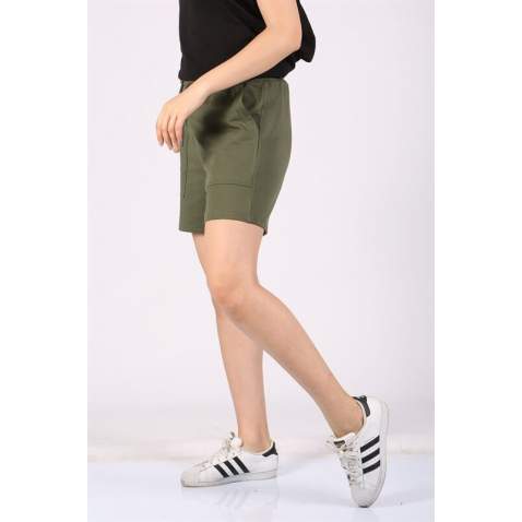 Mad Girls Khaki Shorts MG1185 - Haki