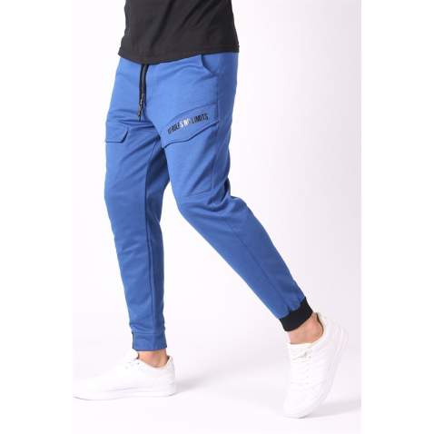 Madmext Blue Pocket Detailed Sweatpants 2936 - Sax mavi