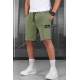 Men Khaki Capri Shorts - Haki