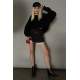 Women Black Knitted Basic Sweater MG1304 - Siyah