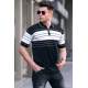 Men Black Polo T-Shirt 5733 - Siyah