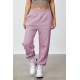 Women Lilac Oversize Sweatpants MG1235 - Lila