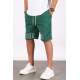 Madmext Men Printed Green Capri Shorts 5439 - Yeşil