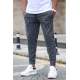 Madmext Anthracite Striped Sweatpants 2931 - Antrasit