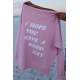 Mad Girls Back Printed Pink Sweatshirt MG1219 - Pembe