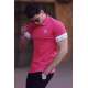 Madmext Pink Polo Shirt for Men 4574