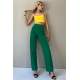 Mad Girls Green Palazzo Jeans Mg1189 - Yeşil