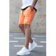 Madmext Orange Rapped Capri for Men 4249 - Turuncu