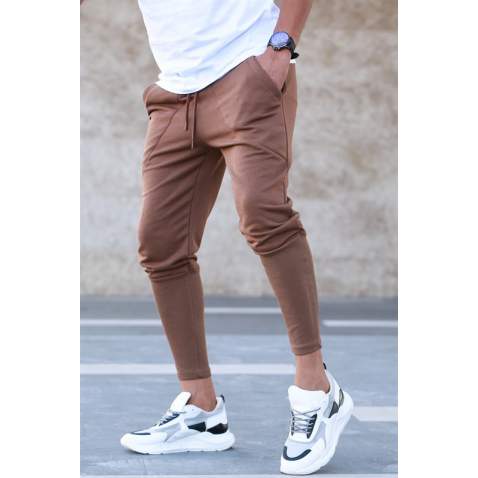 Madmext Brown Sweatpants For Men 5432 - Kahverengi