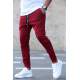 Madmext Men Printed Maroon Sweatpants 2711 - Bordo