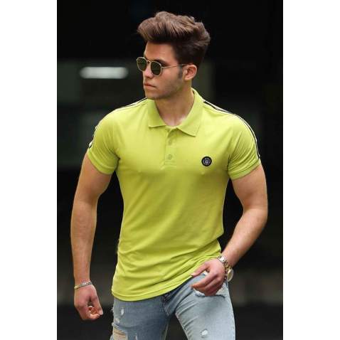 Madmext Green Polo Shirt for Men 4559 - Yeşil