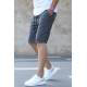 Madmext Anthracite Capri Shorts 5410 - Antrasit