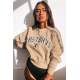 Mad Girls Beige Sweatshirt MG1196 - Bej