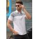 Madmext Men Knitwear White Polo T-shirt 5248 - Beyaz