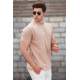 Madmext Men Beige T-shirt 5268 - Bej