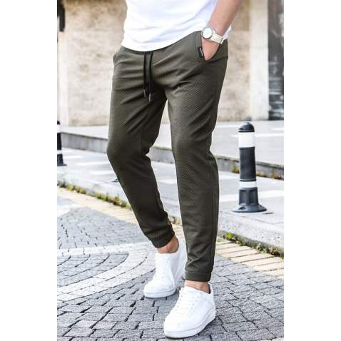 Madmext Khaki Sweatpants 5264 - Haki