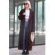 Mad Girls Brown Long Coat MG1302 - Kahverengi