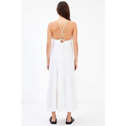 Women White Long Dress - Beyaz