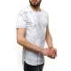 Madmext Men Printed White T-shirt 2258