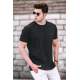 Madmext Men Black T-shirt 5268 - Siyah