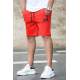 Madmext Orange Zipper Detailed Shorts 4226 - Turuncu