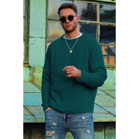 Madmext Petrol Green Sweater For Men 5179 - Petrol yeşili