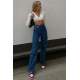 Mad Girls Blue Palazzo Jeans MG1400 - Mavi