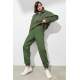 Mad Girls Khaki Sweatpants MG1353 - Haki