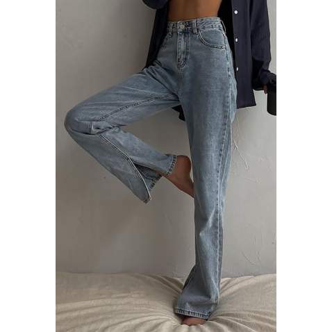 Mad Girls Ripped Blue Jeans MG1384 - Mavi