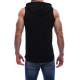 Madmext Men Black Tank Top Hoodie 2858 - Siyah