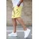 Madmext Regular Fit Men Yellow Shorts 5401 - Sarı