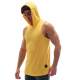 Sleeveless T-Shirt In Hooded Yellow 2893 - Sarı