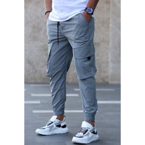 Madmext Men Jogger Dye Gray Trousers 5417 - Boyalı gri