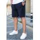 Madmext Men Regular Fit Navy Blue Shorts 5404 - Lacivert