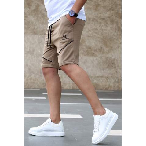 Madmext Regular Fit Men Brown Shorts 5401 - Kahverengi