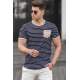 Madmext Men Beige T-shirt 5203 - Bej