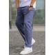 Navy Blue Basic Trousers 5479 - Lacivert