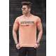 Madmext Orange Printed T-shirt for Men 4588 - Turuncu