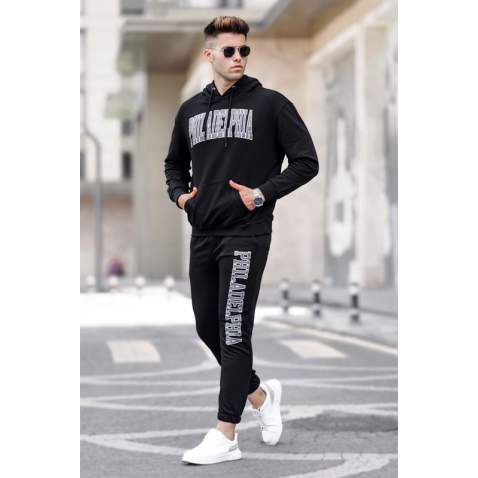 Madmext Men Black Tracksuit 5284 - Siyah