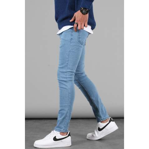 Skin Fit Blue Jeans For Men - Mavi