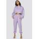 Mad Girls Lilac Hooded Women Tracksuit Set MG467 - Lila