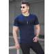 Madmext Navy Blue T-shirt for Men 5089 - Lacivert